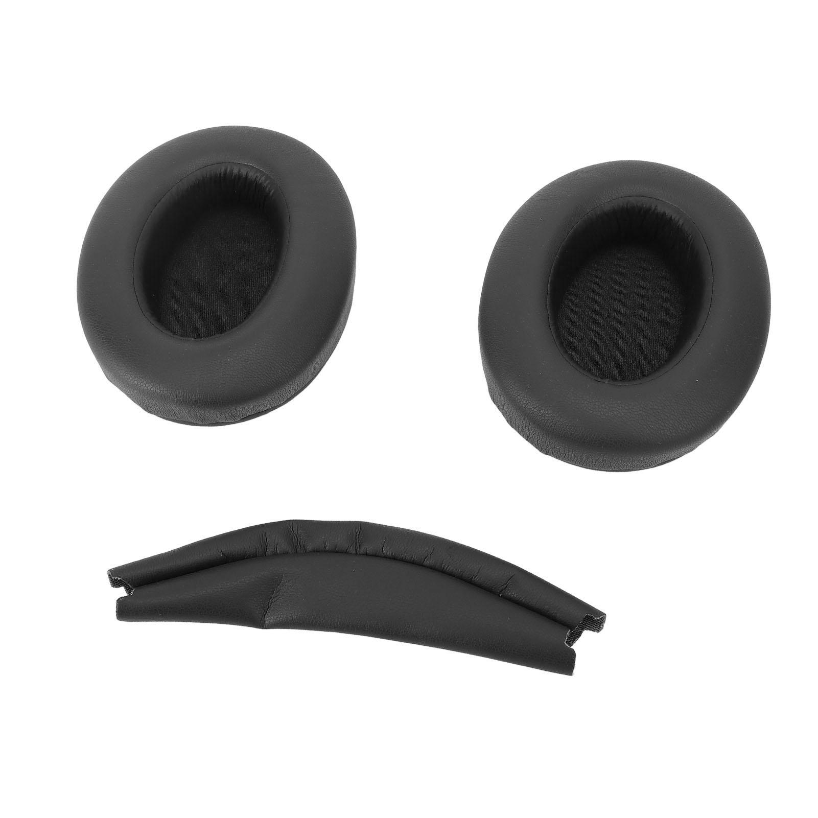 Replacement r Pads with Hdband Cover for WH  910N Hdphone Protein Lther   Sponge Hdset rpads Cushions
