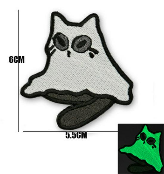 Taifeng Ghost Mask Velcro Embroidered Patches for Call of Duty Morale
