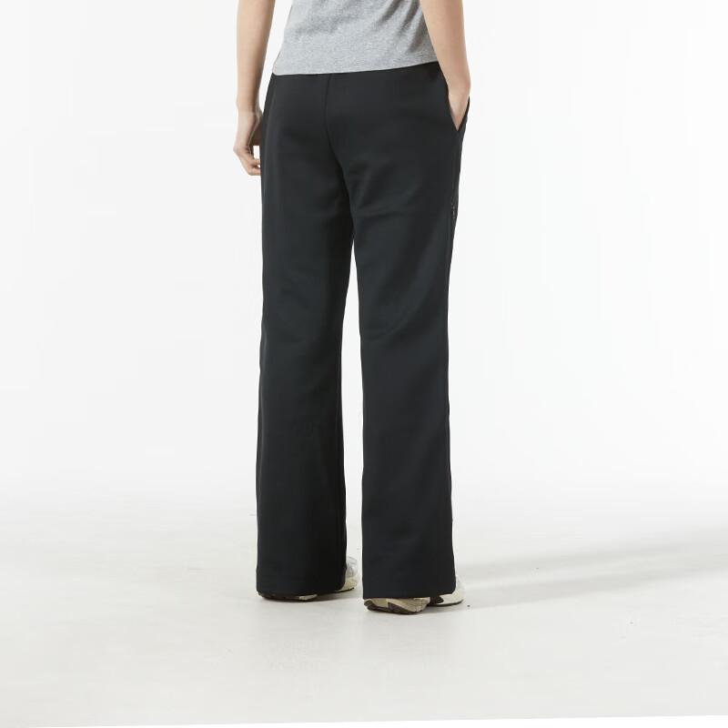 Nike Solid Color Running Training Fitness Knitted Pants Women Bottoms Black FN1890-010