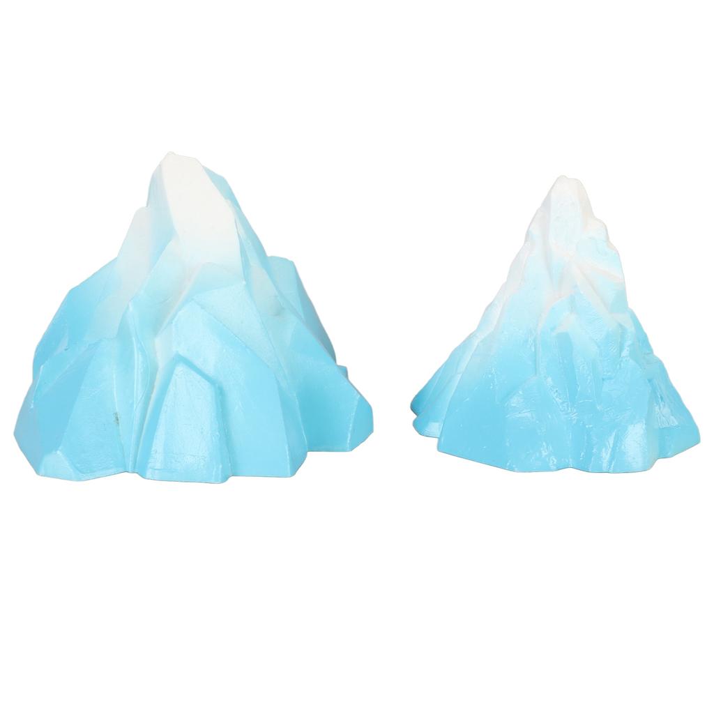 2pcs Aquarium Iceberg Decoration Simulation Innovative Landscaping Underwater Iceberg Ornament for