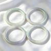 Certified Natural Lavender Jadeite Bangle Genuine Round Bracelet for Kids Fashion Jewelry Gift