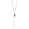 Adjustable Length Gothic Heart Drop Necklace Long Chain Design Fashion Accessory For Women Street Style Essential