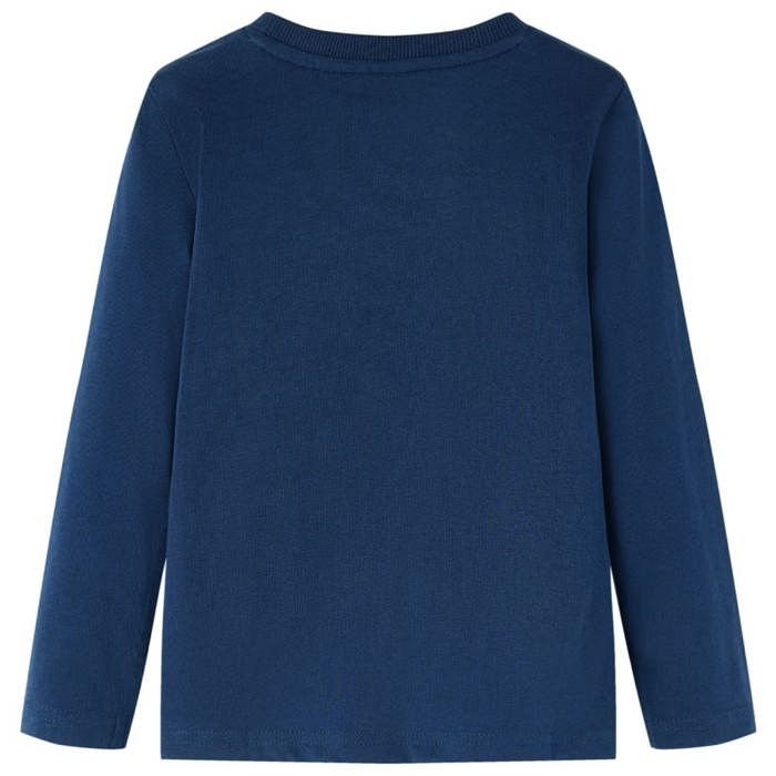 Kids' Long-sleeved T-shirt Navy Blue 92/104/116/128/140