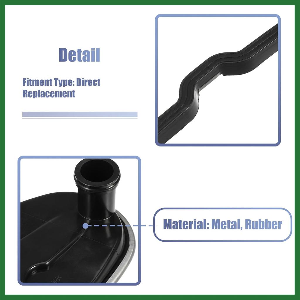 Motoforti 1 Set No.1402770095 Transmission Filter Oil Pan Gasket Kit for Chrysler 300 2005-2014 for Dodge Challenger 2008-2015 for Dodge Charger