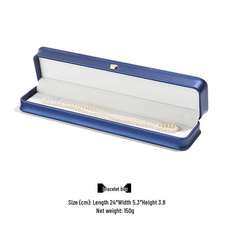 Crown PU Leather Jewelry Box for Rings, Bracelets, Necklaces, and Pendants
