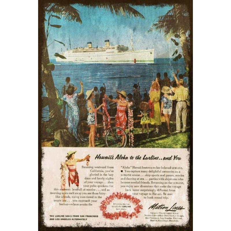 Retro Beer Metal Wall Art 20x30cm