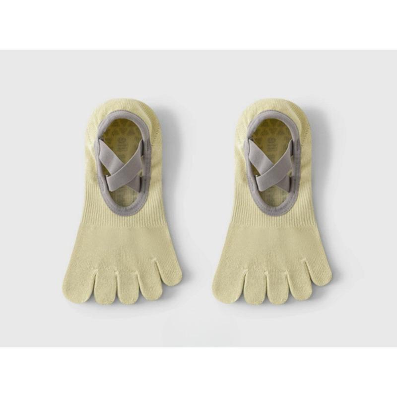 

Женские носки для йоги с пятью пальцами, летние тонкие противоскользящие взрослые для занятий спортом в помещении, танцев, пилатеса и носки для лодки 1 pair трава зеленый