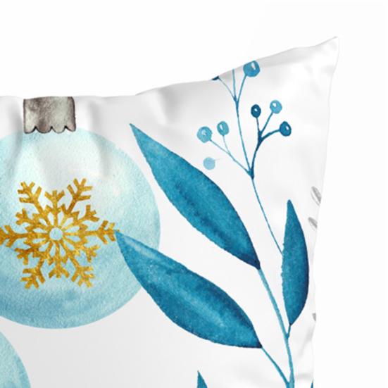 Mode Kudde Slipcover Dold Dragkedja Dekorativ Polyester Jul Hem Sovsal Hotell Kontor Kastkudde