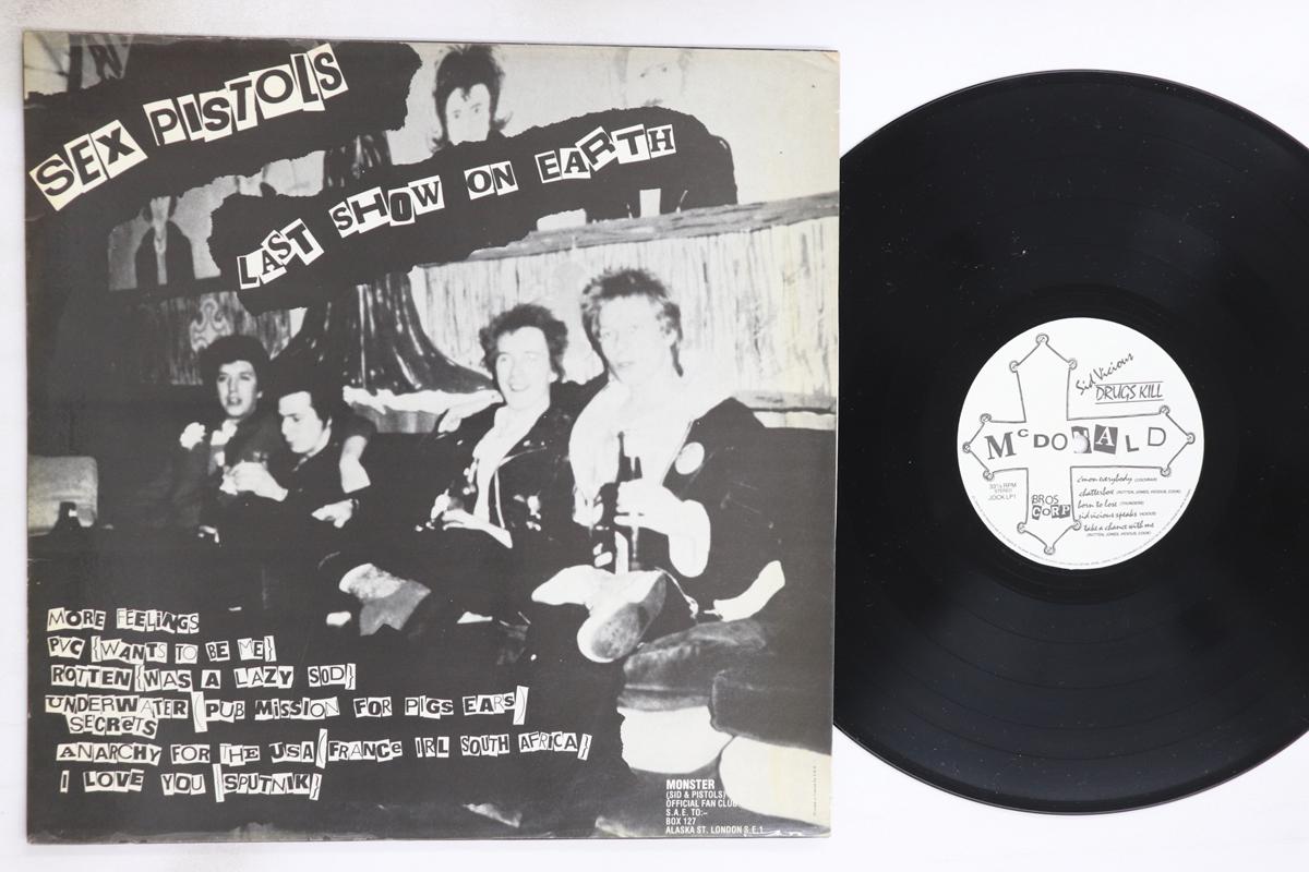 Виниловая пластинка SEX PISTOLS, SID VICIOUS - Last Show On Earth  Drugs Kill JOCKLP1 MCDONALD BROS C 1986 Франция Рок Б/у