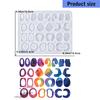 High Temperature Resistant Silicone Earring Mold Unique Design Epoxy Resin Mould For Handmade Accessories