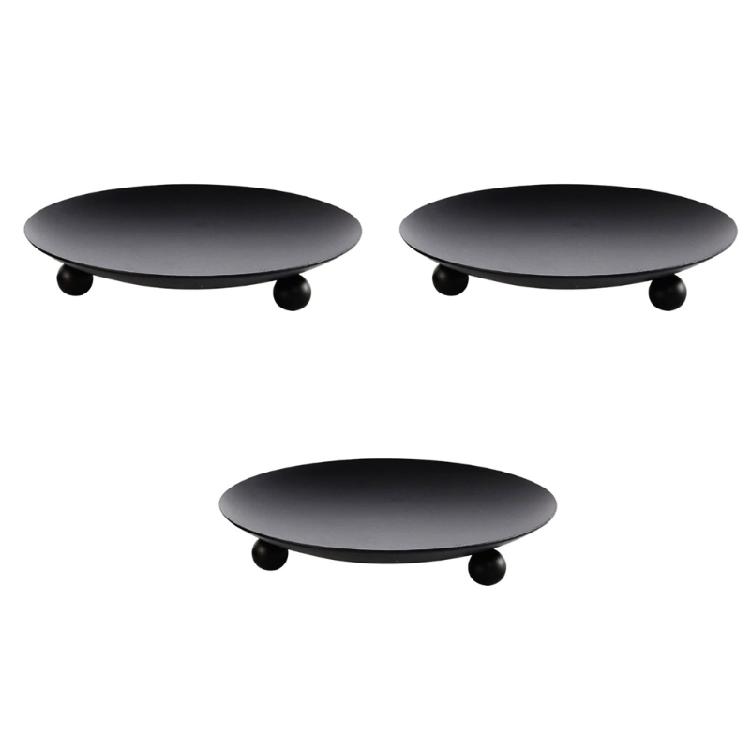 Подсвечник-колонна, Свадебные центральные элементы Металлический подсвечник Подставка для свечи Украшение для Свадьбы Особенное чёрный