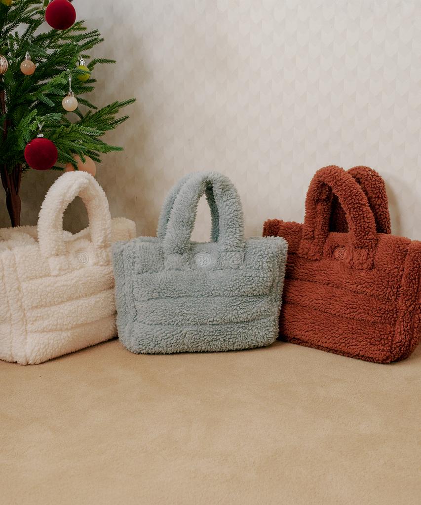 Mac Moc Jjoman Jjoman Fur Sherpa Quilted Tote Bag_2Color
