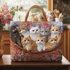 Bolsa de Mão Fashion Bolsa Tote com Estampa Digital Bolsa Tote Acolchoada Fashion Bolsa de Compras Grande Capacidade Bolsa de Praia
