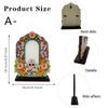 Pumpkin-shaped Wooden Frame Decorations for The Day of The Dead, Festive Atmosphere Ornaments, Family Photo Album, Handicrafts