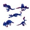 Set de 5 dinosaurios impresos en 3D con articulaciones móviles, incluyendo Ankilosaurio, Sauron y Espinosaurio, pieza de exhibición para el hogar y la decoración