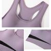 Ladies Fitness Sports Bra Shockproof Push Up Yoga Vest Daily Casual Underwear High Elasticity Tank Top Lingerie