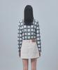 Rest And Recreation Check Pattern Long Sleeve Top - Black