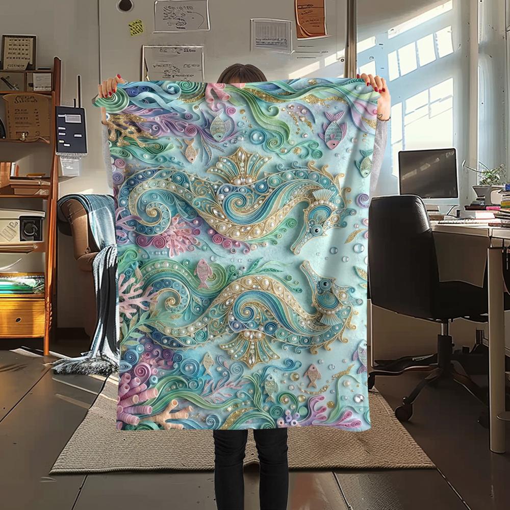 

Gorgeous Swan Flamingo Turtle Print Flannel Blanket,High quality Comfortable for All Seasons,Home Decor,Warmth and Comfort,Perfect for Christmas Gifts 80cm x 120cm