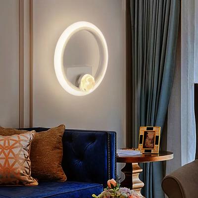 Acryl LED Wand Lichter Luxus Nordic Schlafzimmer Nacht Flur Wohnzimmer Balkon Eitelkeit Dekoration Wand Lampe Gang Beleuchtung