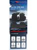 Black All-Nylon Floor Mats for 2018-2023 FAW Toyota IZOA, Dirt-Resistant.