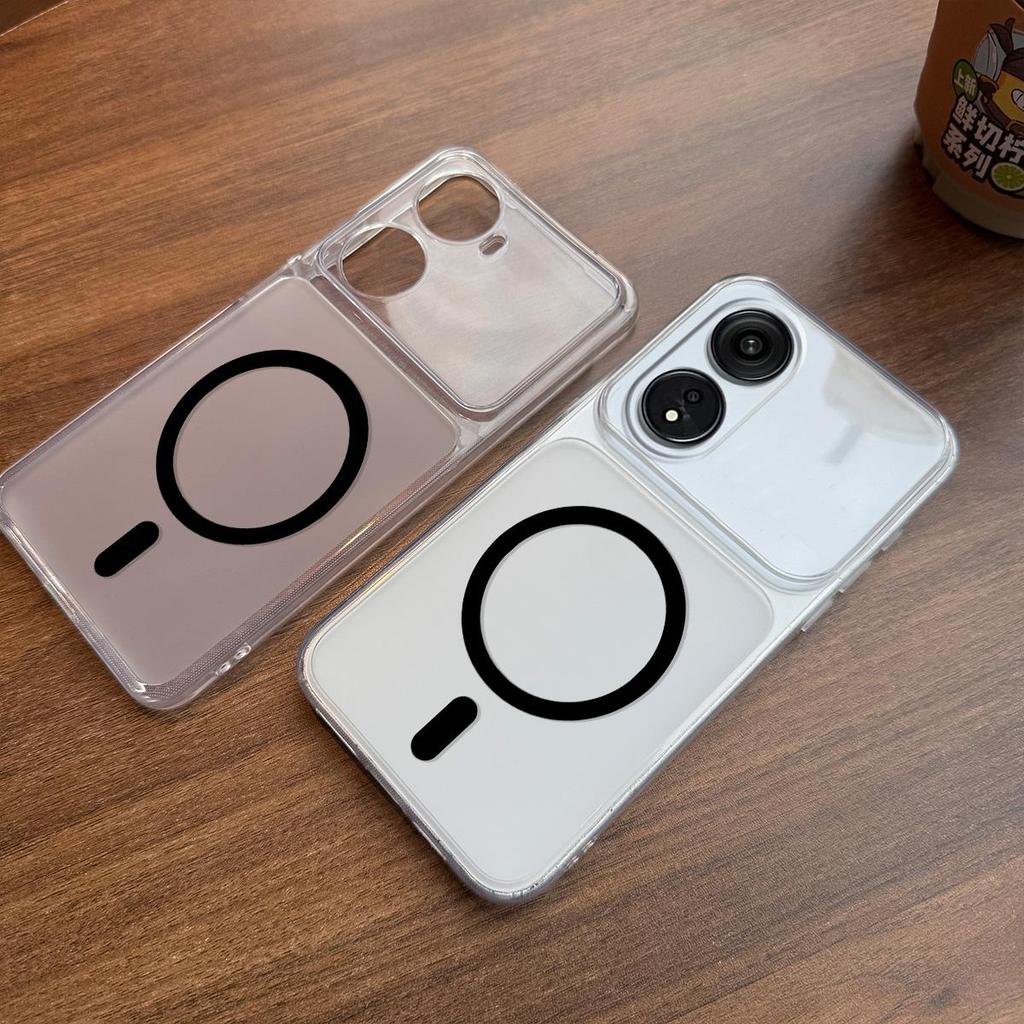 Case for OPPO A78 5G,78 4G Anti-Fingerprint Matte Cover Big Camera Window Clear Edge Casing