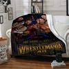 Wrestlemania Blanket Durable Comfort Perfect for Bed Office Chair Chair All-Season Use Modern Style Suitable for Gifting Relatives and Friends