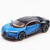 1:32 Chiron Sports Car Model Toys Alloy Diecast Supercar Pull Back Doors Opened Sound Light Racing Vehicle Models for Kids Gifts
