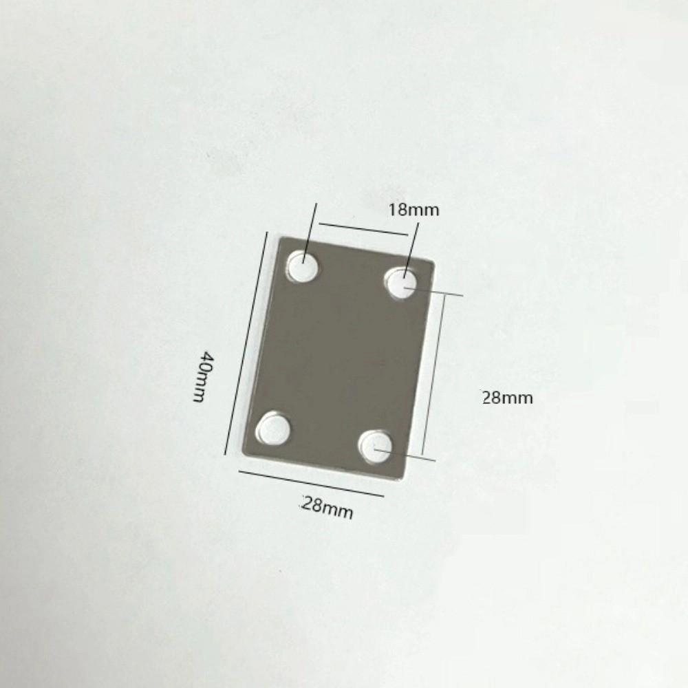10 Stück Edelstahl Winkelverbinder Gerade Möbelbefestigungen Holzplattenverbinder