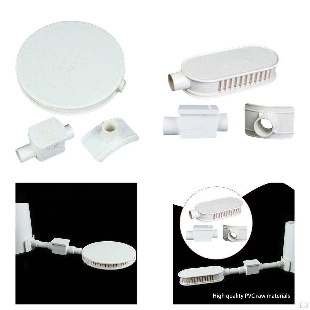 Drain Backflow Preventer PVC Water Drainage Disc Accumulated Plate Floor Collector for