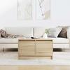 VidaXL Coffee Table with Drawers Sonoma Oak 70.5x70x40 Cm, Center Table, Sofa Table, Accent Table, Table 3328410