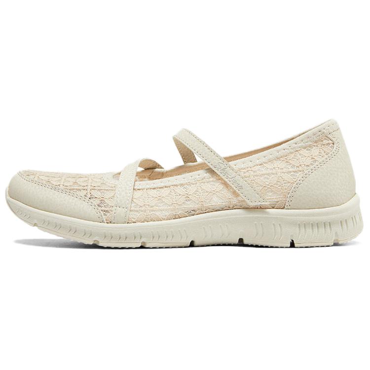 Skechers Be Cool Active Mary Jane Дышащие Низкие Повседневные Туфли Женские кроссовки Бежевые 100624-NAT 35