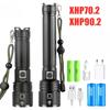 High Power XHP70 LED Flashlight Rechargeable Zoom Torch Tactical Lantern USB Charging Hand  Lamp  18650 or 26650 Battery