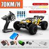 New Rc Car Off Road 4x4 High Speed 75KM/H Remote Control Car with LED Headlight Brushless 4WD 1/16 Monster Truck Toys for Boys Gift