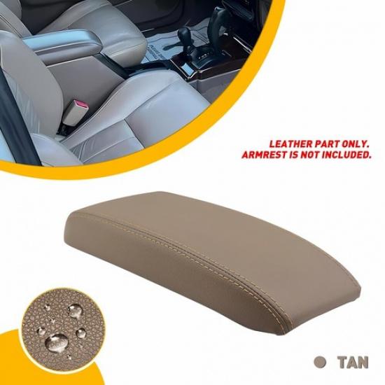 For 1996-00 01 2002 Toyota 4Runner Leather Center Console Lid Armrest Cover Tan