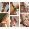 Boho Beaded Bracelets Colorful Acrylic Beads Bracelets Adjustable Length Lightweight Bracelets Lightweight Jewelry for Women Girls Daily Wear