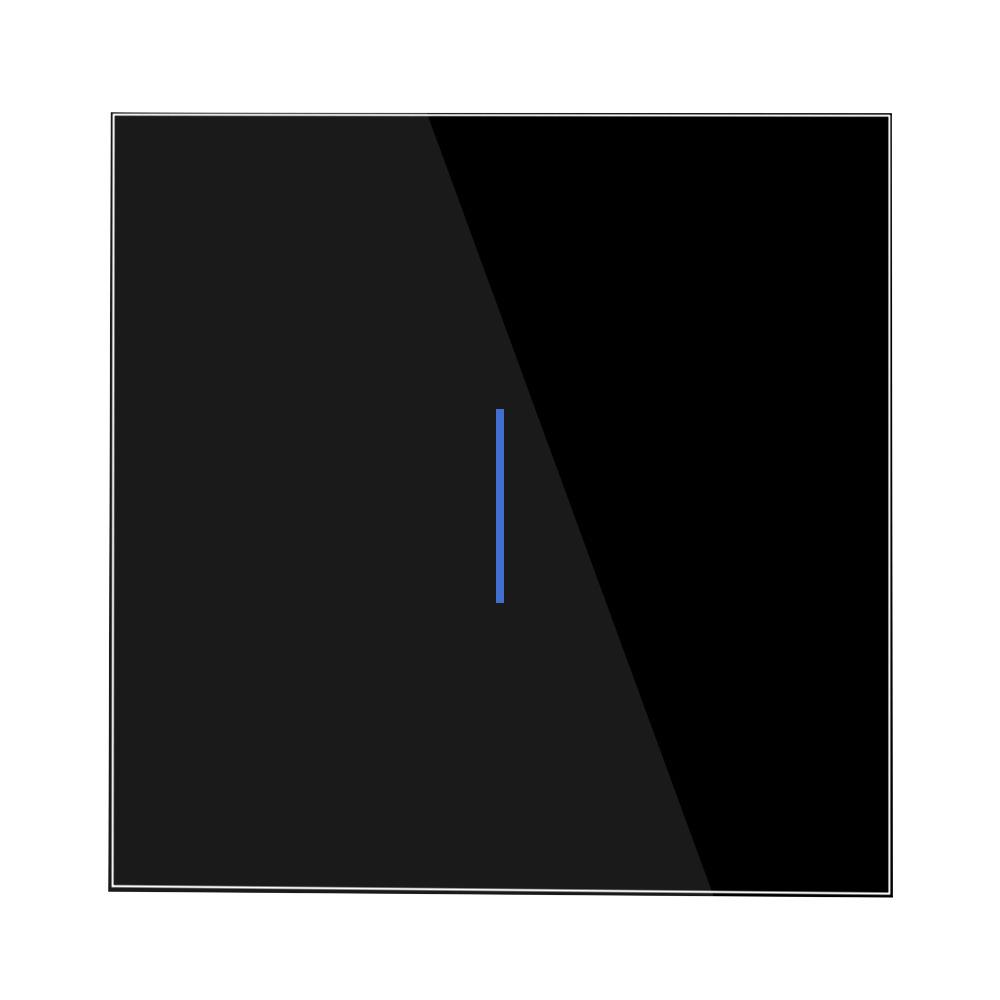 Graffiti Smart Touch Switch Zigbee/WiFi - EU Standard, Alexa Compatible, Single Fire/Neutral Line