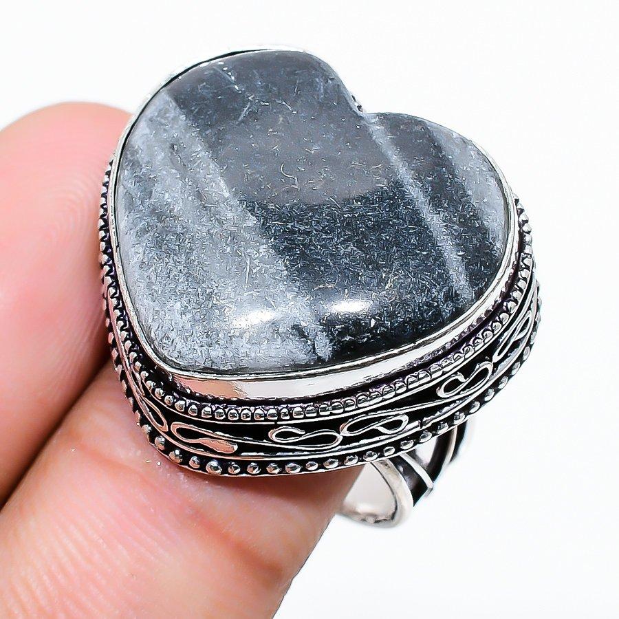 

Wave Jasper Gemstone Handmade Ethnic Jewelry Ring Size 8SR-1234