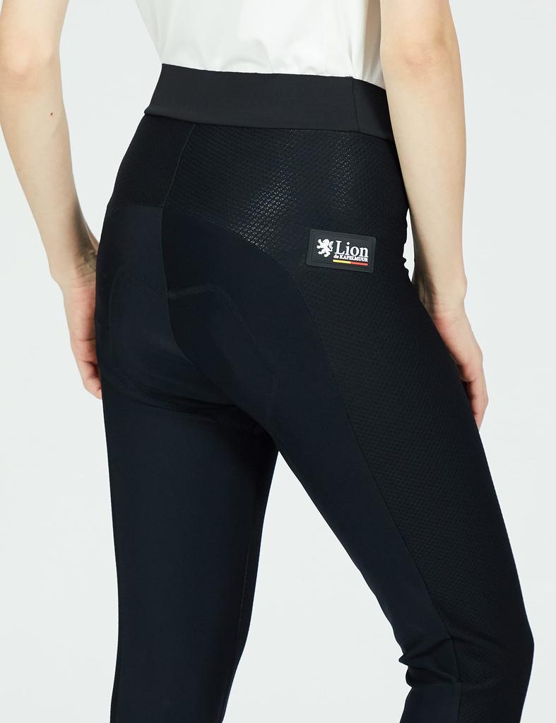 Lion de Kapelmuur Windshield Platinum Pad Women's Tights, Black,