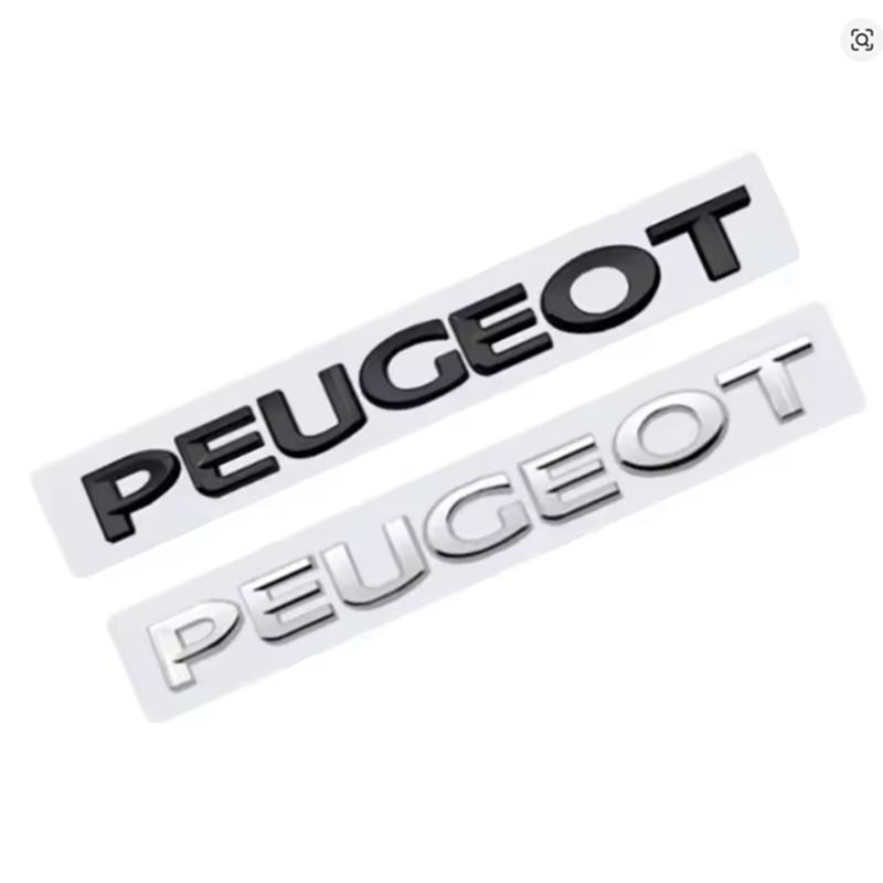 2026 Horká nálepka na auto ABS Znak na auto Zadní samolepka na kufr pro Peugeot 308 408 2008 206 208 307 3008 406 407 207 4007 4008 301 5008
