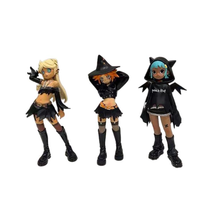 

New POP MART Peach Riot Rebel Peach Potion Trendy Figures PPMT-2410-0035 Peach Riot Rebel Witch Cure Figure Set