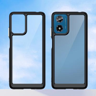 For Motorola Moto E14 4G/G04 4G/G04s 4G/G24 4G Case TPU+Acrylic Drop-Proof Phone Back Cover