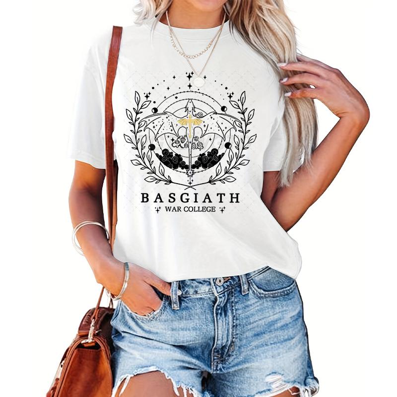 Funny Vintage Dragon Graphic Tshirt Women Fashion Onyx Storm Tshirt Summer Book Trend Short Sleeve FeUnisex Onyx Storm Shirt Tees