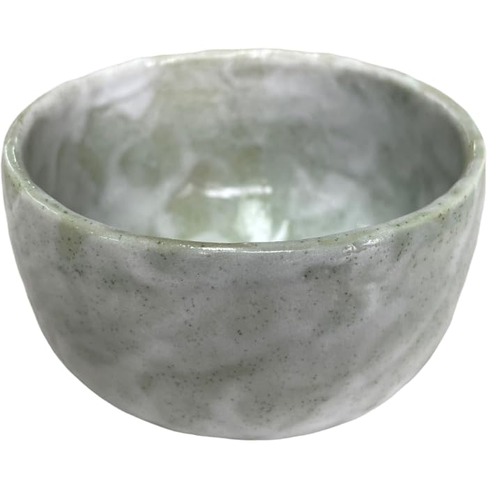 Matcha 12cm X Moss Mino Made In Japan Ale-net Bowl, 7.7cm H, 500cc, Green, Porcelain, Ware,