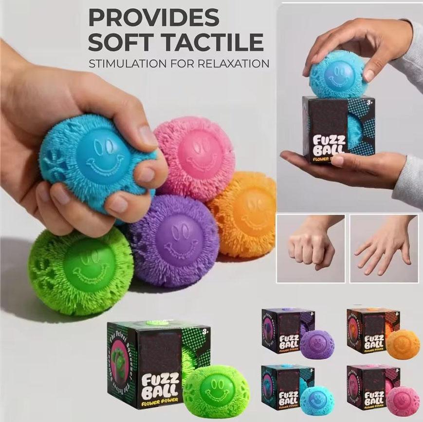 Fuzz Ball Series Desktop Ornament Stress Relief Toys Suitable For People Under Pressure Fun Soft Stress Ball