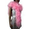 DIY 2 Yards Fluffy Pink Turkey Feather Boa Wedding Clothes Christmas DIY Decoration Chandelle Boas Feathers for Shawl Crafts 90 Gram
