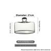 Glass Cake Plate Dessert Display Stand Transparent Dustproof Restaurant Afternoon Tea Food Serving Plate  Style Nordic