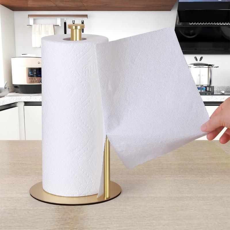 Modern Stainless Steel Paper Towel Holder for Kitchen and Bathroom Easyly To Install and Clean Hygienic Surfaces