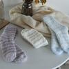 One-click Winter Thick Warm Mid-Calf Lamb Wool Sleep Socks for Women