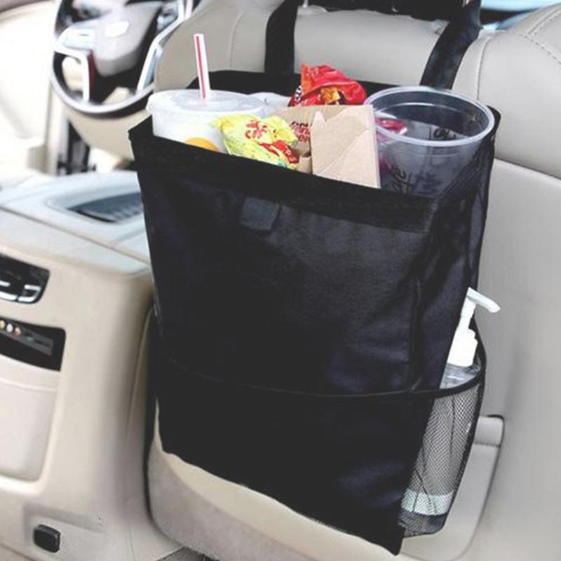 Foldable Trash Can For Car Leak-Proof Hangable Car Garbage Bag Automotive Interior Accessories Large Capacity Organizers