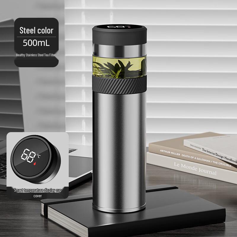 Changqi Smart Insulated Tea Infuser Bottle with Temperature Display